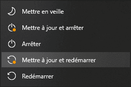 Aktualisieren und neu starten