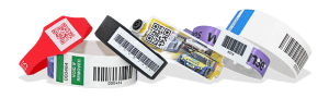exemple de bracelets avec code barre de RescueCode
